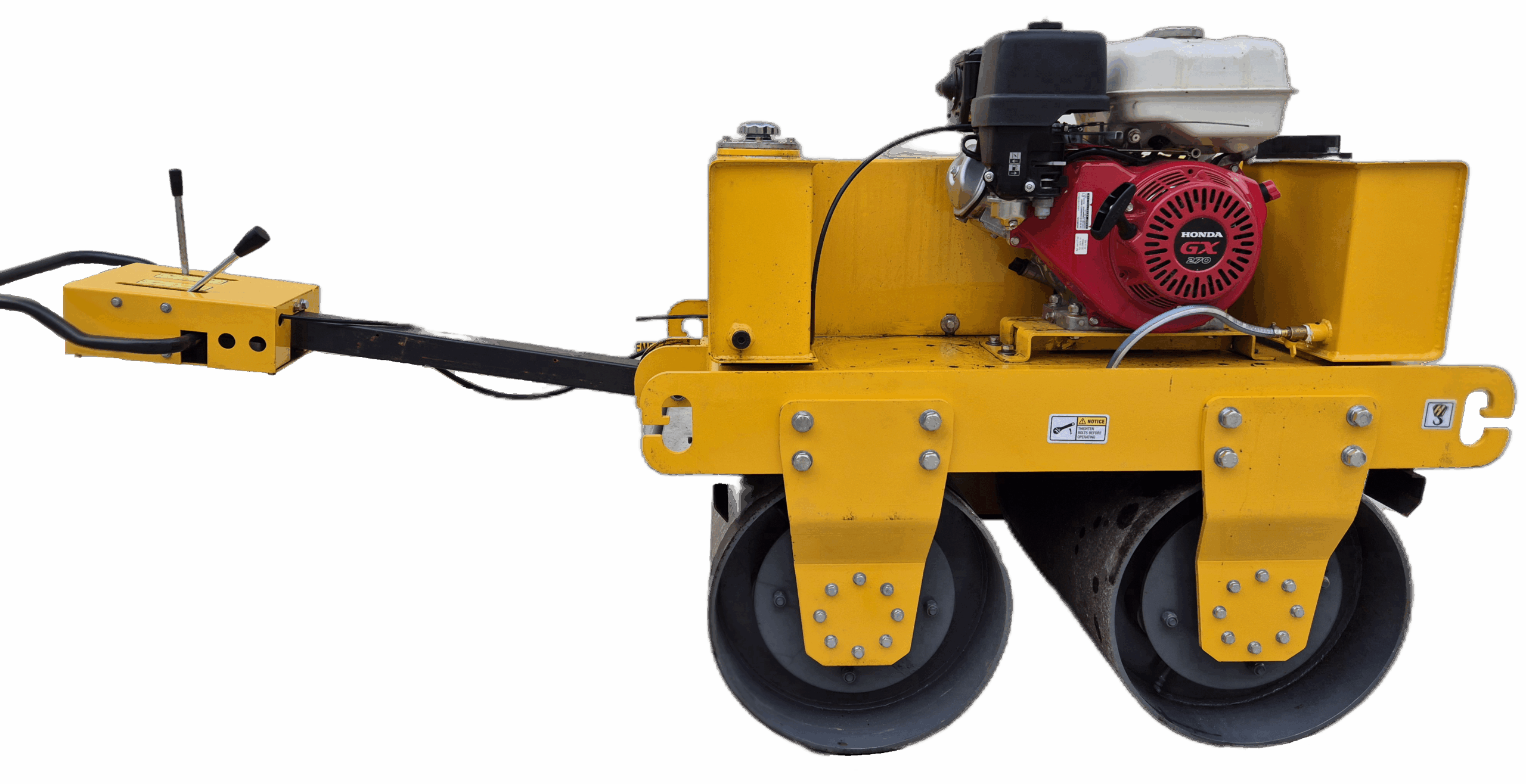 Vibrační ručně vedený dvouválec HONDA (550 kg)