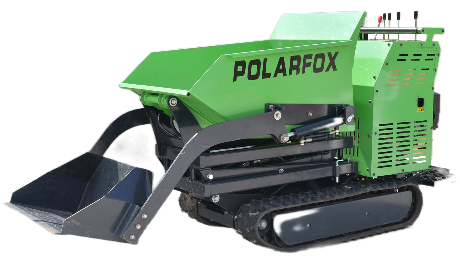 Minidumper s nůžkovým zvedáním