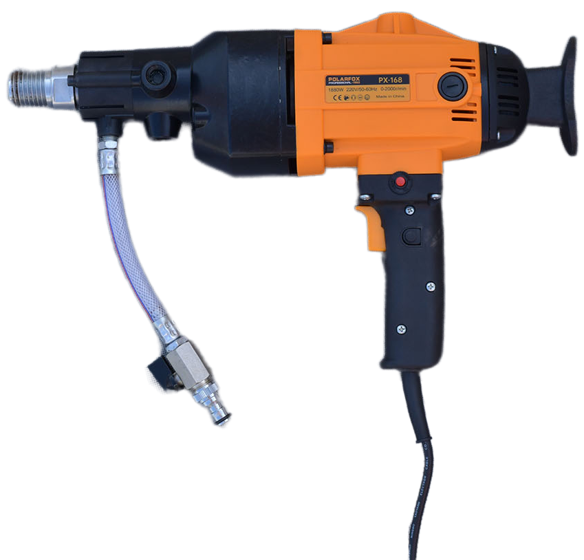 Ruční jádrová vrtačka F-168 (15-168 mm)