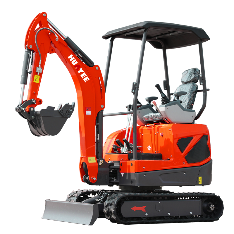 Pásové minirypadlo 1.8t – mimoosé kopání